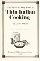 Book cover of The Woman's day book of thin Italian cooking