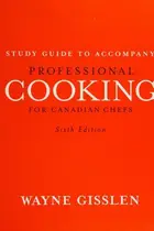 Book cover of Study guide to accompany professional cooking for Canadian chefs