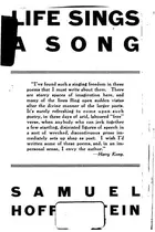Book cover of Life sings a song