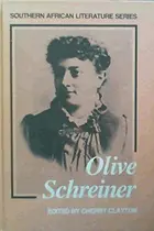 Book cover of Olive Schreiner