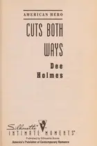 Book cover of Cuts Both Ways