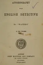 Book cover of Autobiography of an English detective