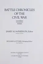 Book cover of Battle chronicles of the Civil War