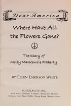 Book cover of Where Have All the Flowers Gone?