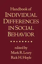 Book cover of Handbook of individual differences in social behavior