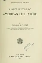 Book cover of A brief history of American literature