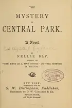 Book cover of The Mystery of Central Park