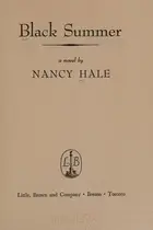 Book cover of Black summer, a novel
