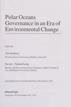 Book cover of Polar oceans governance in an era of environmental change