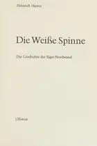 Book cover of Die Weisse Spinne