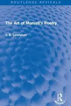 Book cover of The art of Marvell's poetry