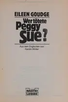 Book cover of Wer tötete Peggy Sue?