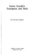 Book cover of Indira Gandhi's emergence and style