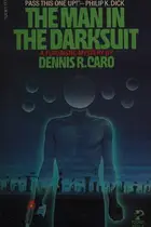 Book cover of The man in the darksuit