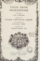 Book cover of Tales From Shakespeare Volume the Comedies