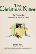 Book cover of The Christmas kitten