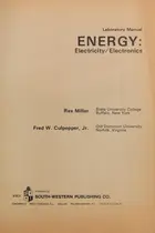 Book cover of Laboratory manual [for] Energy, electricity/electronics