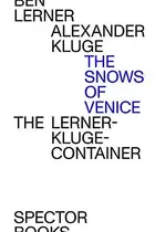 Book cover of Ben Lerner & Alexander Kluge