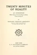 Book cover of Twenty minutes of reality