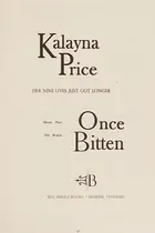 Book cover of Once Bitten