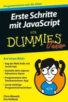 Book cover of Erste Schritte Mit JavaScript Fur Dummies Junior