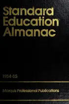 Book cover of Standard Education Almanac