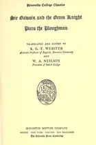 Book cover of Sir Gawain and the Green knight, Piers the Ploughman