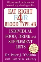 Book cover of Eat Right 4 Blood Type AB