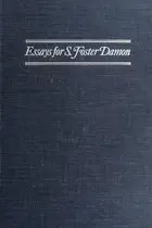 Book cover of William Blake; essays for S. Foster Damon