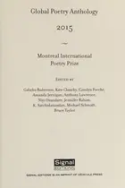 Book cover of Global Poetry Anthology 2015