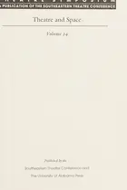 Book cover of Theatre Symposium, Vol. 24