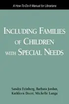 Book cover of Including families of children with special needs