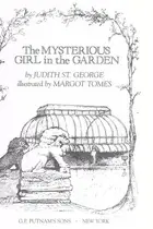 Book cover of The mysterious girl in the garden