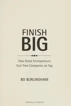 Book cover of Finish big