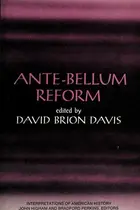 Book cover of Ante-bellum reform