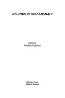 Book cover of Studies in Neo-Aramaic