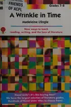Book cover of A wrinkle in time