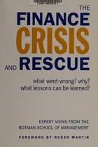Book cover of The finance crisis and rescue