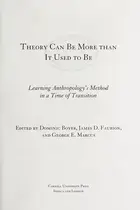 Book cover of Theory can be more than it used to be