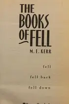 Book cover of The books of Fell