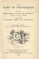 Book cover of The harp of Perthshire