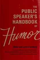 Book cover of The public speaker's handbook of humor