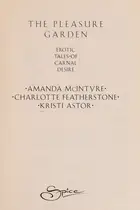 Book cover of The pleasure garden