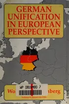 Book cover of German unification in European perspective
