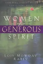 Book cover of Women of a Generous Spirit