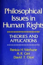 Book cover of Philosophical issues in human rights