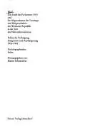 Book cover of M.d.L., das Ende der Parlamente 1933 und die Abgeordneten der Landtage und Bürgerschaften der Weimarer Republik in der Zeit des Nationalsozialismus: ... der politischen Parteien)