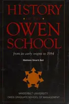Book cover of History of the Owen School