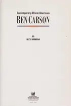 Book cover of Ben Carson