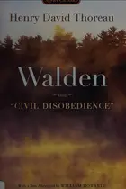 Book cover of Walden and Civil Disobedience